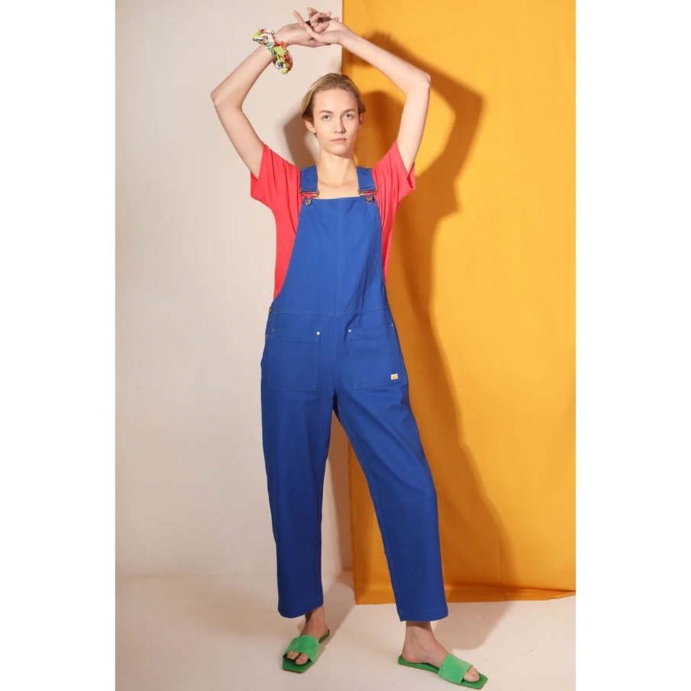 L.F.Markey Blue overalls women size 12